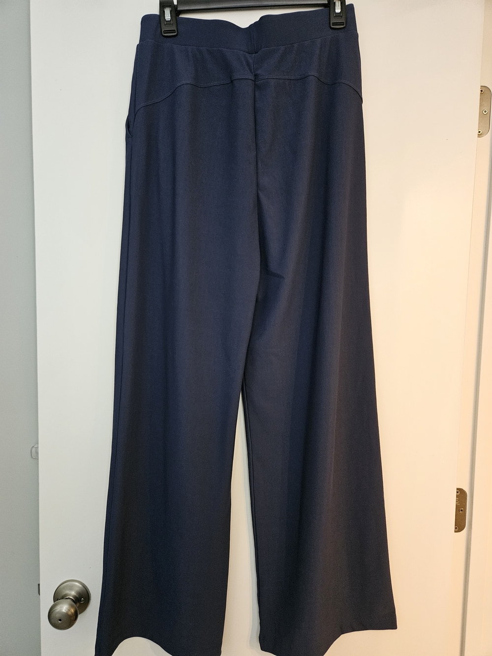HALARA Navy Wide-Leg Women's Pants - Picture 2 of 3